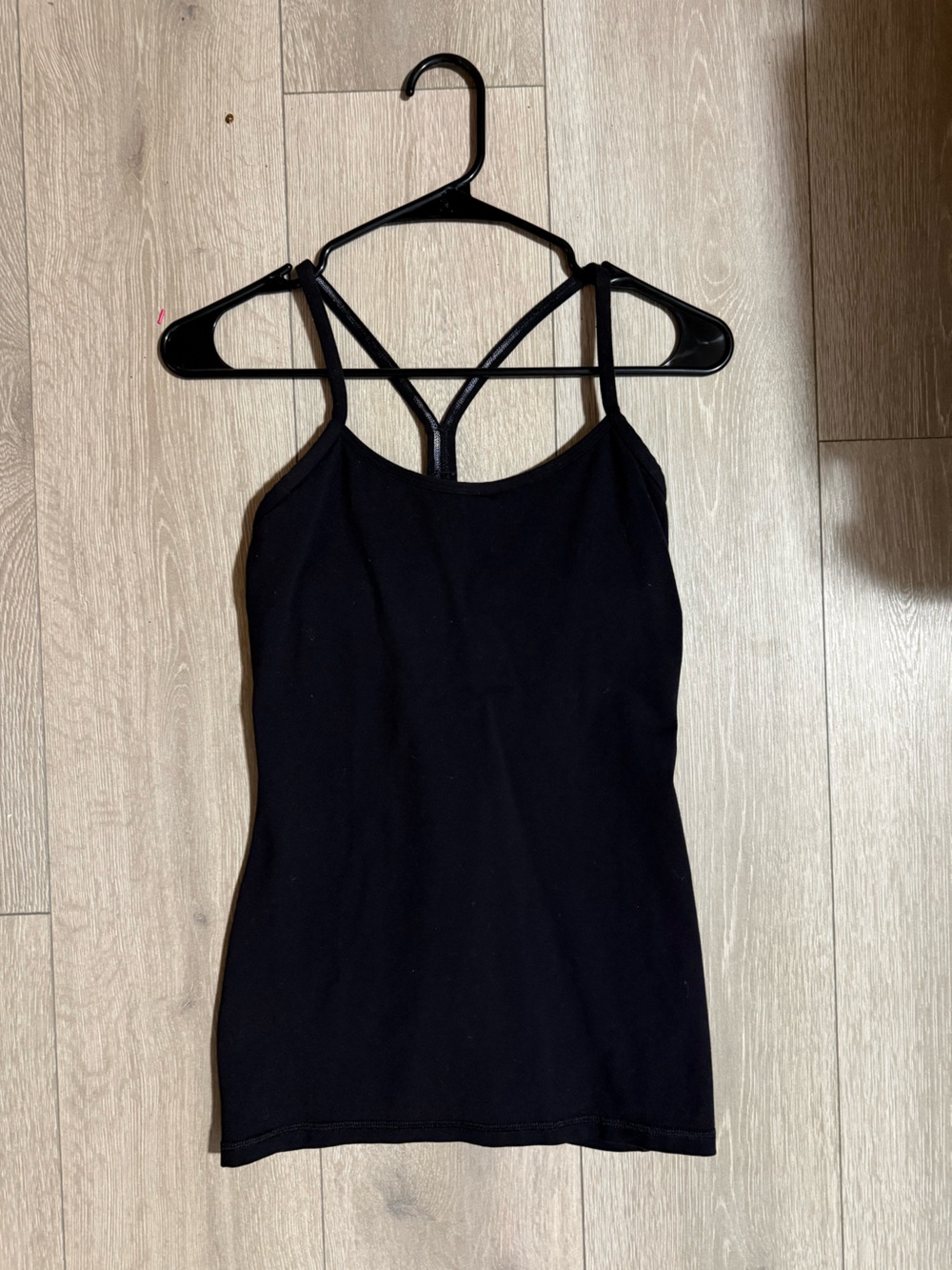 lululemon athletica Black Double-Strap Camisole